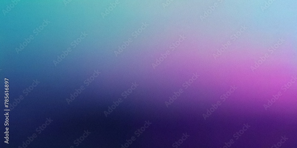 Obraz premium Blue and pink line waves light , empty space grainy noise grungy texture color gradient rough abstract background , shine bright light and glow template
