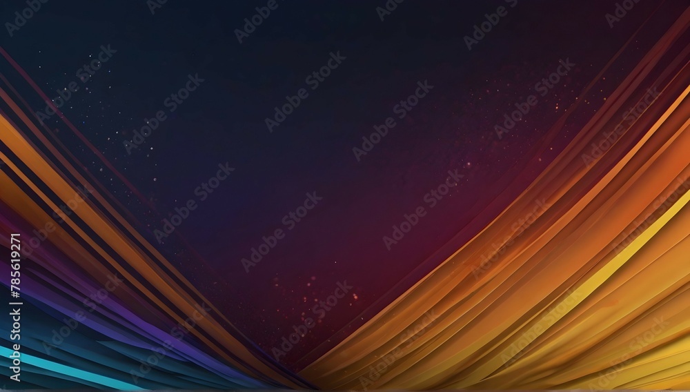 Fototapeta premium Create an abstract background in a Christmas atmosphere with lines of blue, orange, yellow, and purple gradients