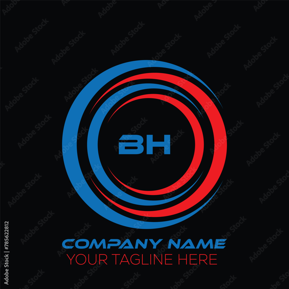 BH letter logo creative design. BH unique design. BH letter logo design on black background. BH letter logo creative design. BH unique design. BH letter logo design on black background.