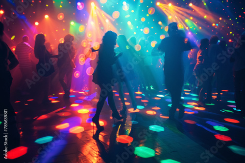 Vibrant Dance Floor at Lively Birthday Party
