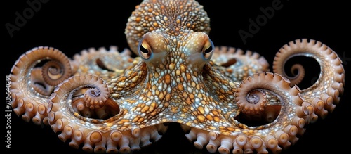 Common octopus (Octopus vulgaris). Wildlife animal