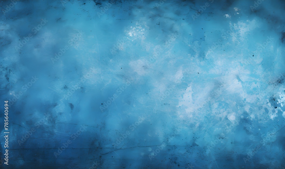 Obraz premium Blue background, blue grunge texture