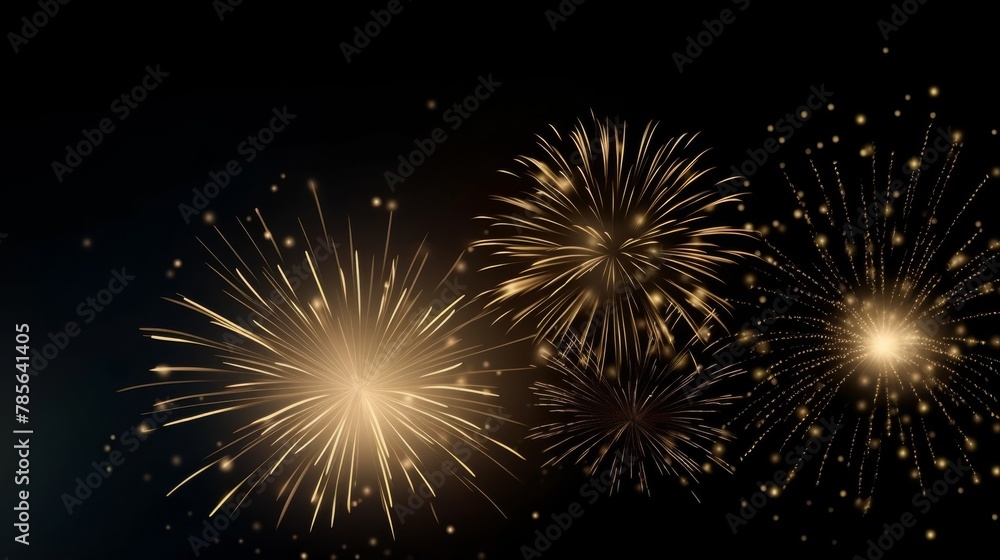 Fireworks shining sparks. Fireworks explosions object for festival background. Celebrate Lighting effect isolated illustration. High quality photo Fireworks shining sparks. Fireworks explosions object for festival background. Celebrate Lighting effect isolated illustration. High quality photo