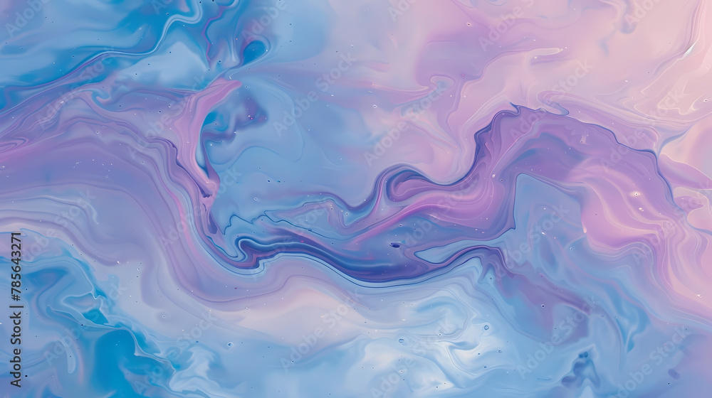 Swirling Pastel Hues in Abstract Art