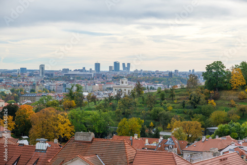 View over the old town of Prague