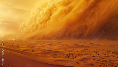 Desert sandstorm