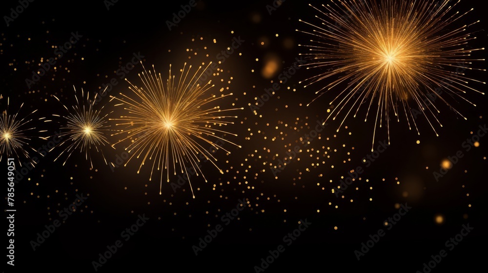 Fireworks shining sparks. Fireworks explosions object for festival background. Celebrate Lighting effect isolated illustration. High quality photo Fireworks shining sparks. Fireworks explosions object for festival background. Celebrate Lighting effect isolated illustration. High quality photo