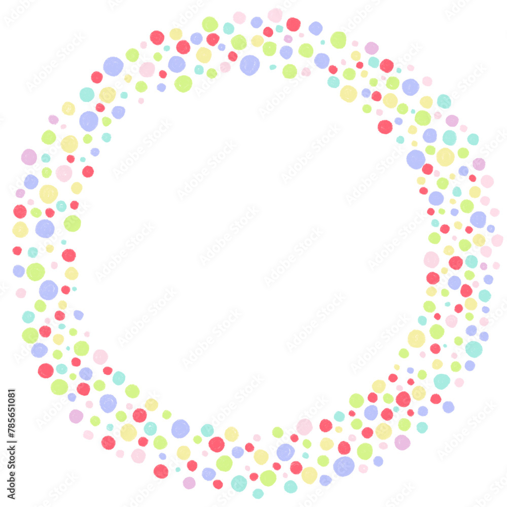 Confetti Dots Round Element Confetti Dots Round Element