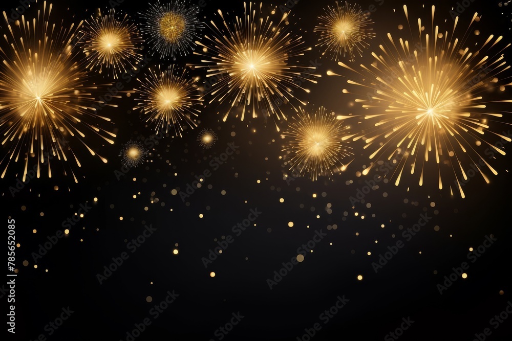 Fireworks shining sparks. Fireworks explosions object for festival background. Celebrate Lighting effect isolated illustration. High quality photo Fireworks shining sparks. Fireworks explosions object for festival background. Celebrate Lighting effect isolated illustration. High quality photo