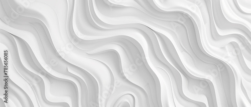 Abstract white minimal wave patterns background. Cover  banner  flyer