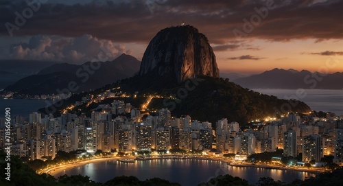 An ultra detailed, realistic, digital art, featuring rio de janeiro. happy accidents, exquisite detail, 30 megapixels, 4k, CanonEOS 5D Mark IV DSLR, 85mm lens, sharp focus, intricate detail, long expo © Muhammadwaleed