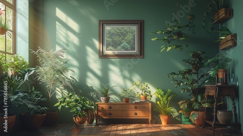 Room Filled With Potted Plants