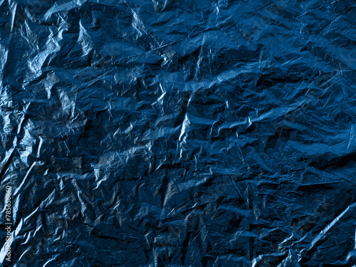 Blue Foil background photo