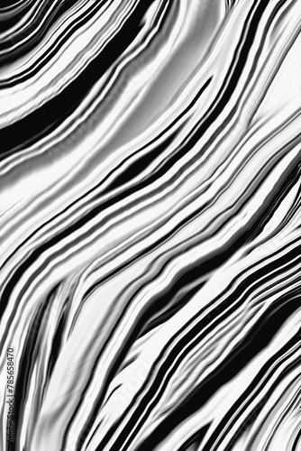 close up of the black and white striped abstract