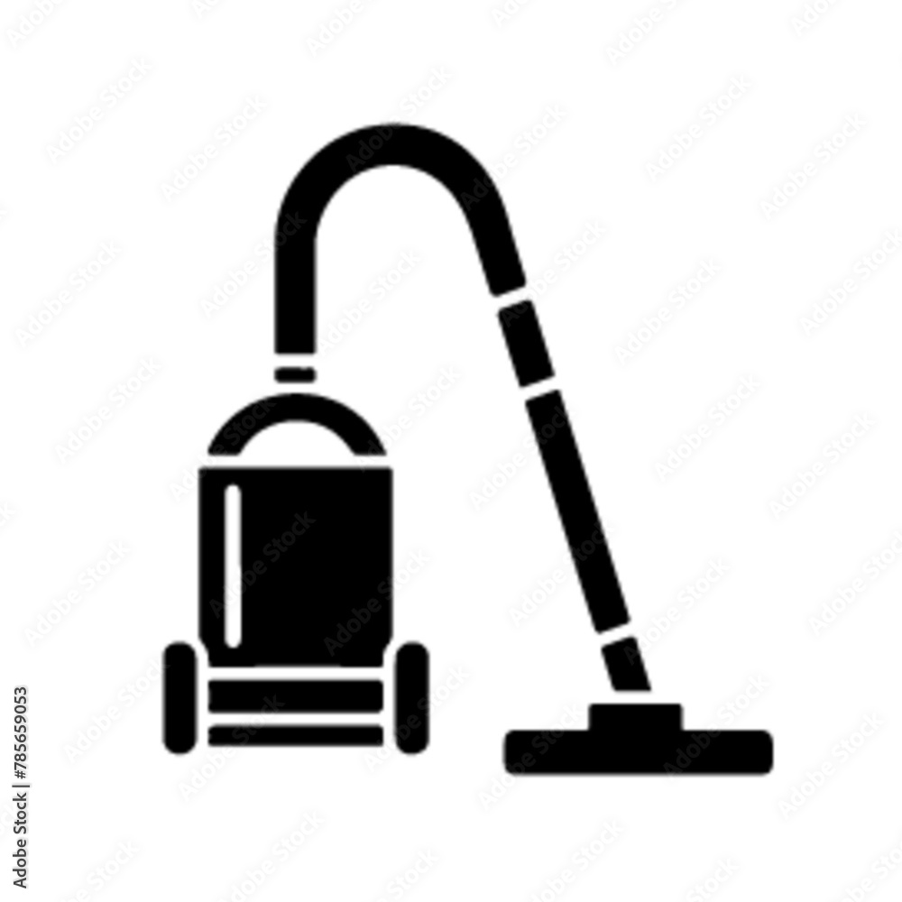 a simple and minimal Vacuum cleaner stick icon vector black color, white background, need so more simple (10) a simple and minimal Vacuum cleaner stick icon vector black color, white background, need so more simple (10)