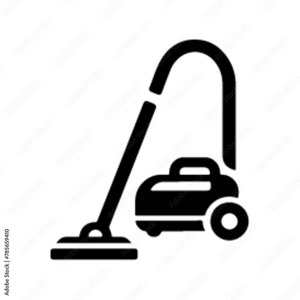 a simple and minimal Vacuum cleaner stick icon vector black color, white background, need so more simple (24) a simple and minimal Vacuum cleaner stick icon vector black color, white background, need so more simple (24)