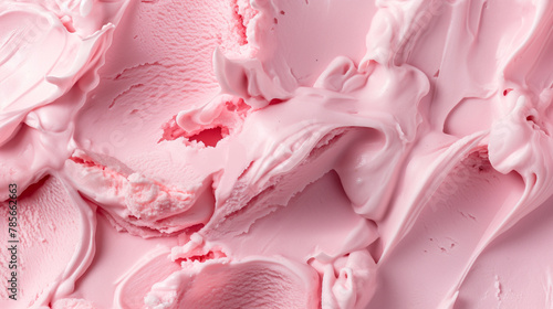 Wallpaper Mural Abstract background, pink berry ice cream texture Torontodigital.ca