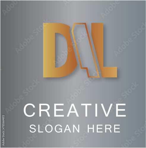 DAL Three Letter Logo Creative	