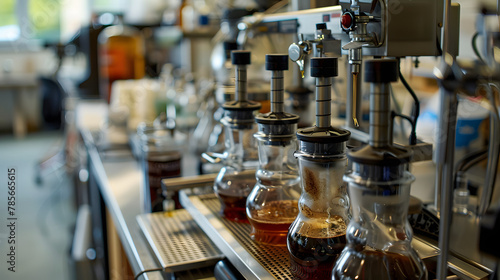 A coffee lab offering a scientific approach to coffee with equipment for precision brewing experiments with coffee flavors and textures and educational sessions on the chemistry of coffee.