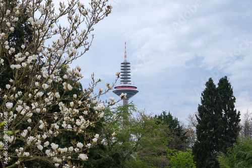 Europe Tower Ginnheimer Spargel Bundesbankpark Frankfurt Am Main photo