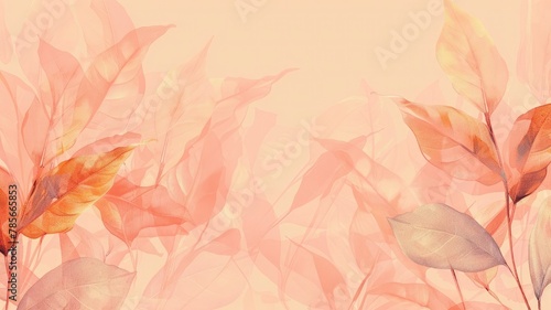 abstract background with flowers © Desinage