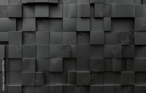 Wall Built With Cubes