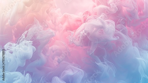 Pastel colors in a soft gradient background  AI generated illustration