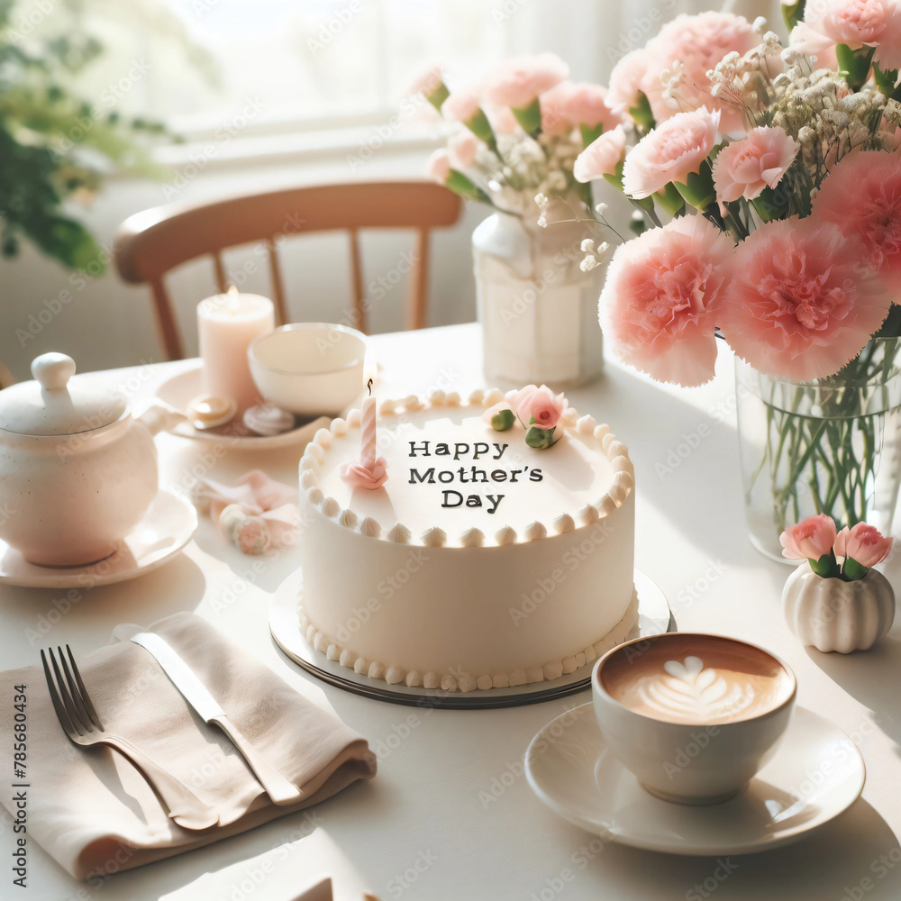 Fototapeta premium Happy Mothers' Day