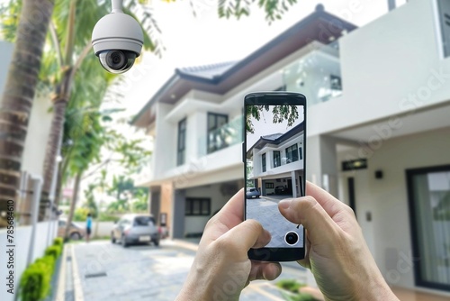 Smart Home Security Camera with Mobile Phone CCTV