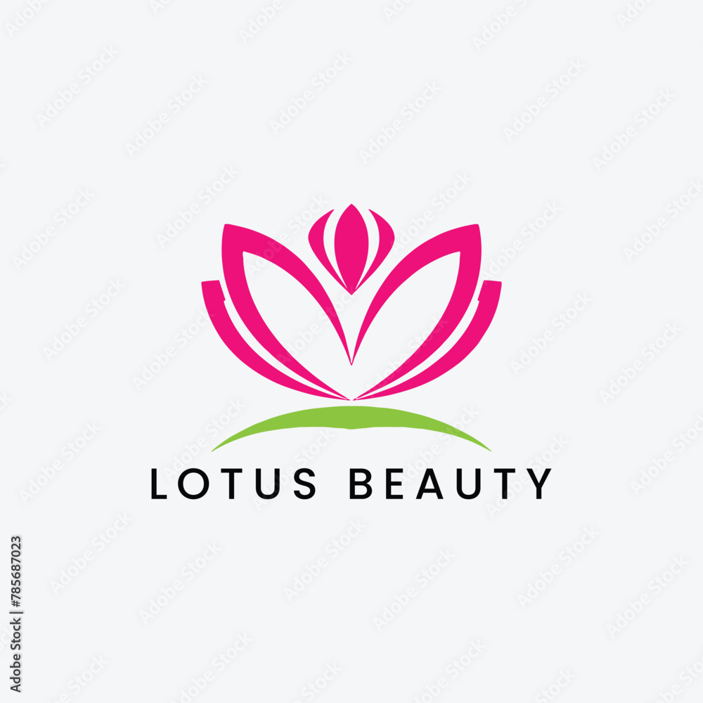 lotus flower logo design vector lotus flower logo design vector