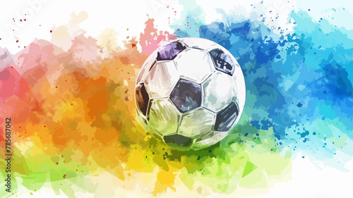 Fußball Sport Aquarell Soccer Team