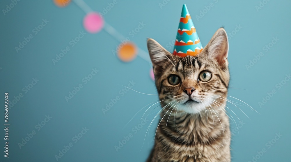 where laughter meets celebration: explore an ai illustration of a funny cat celebrating a birthday where laughter meets celebration: explore an ai illustration of a funny cat celebrating a birthday