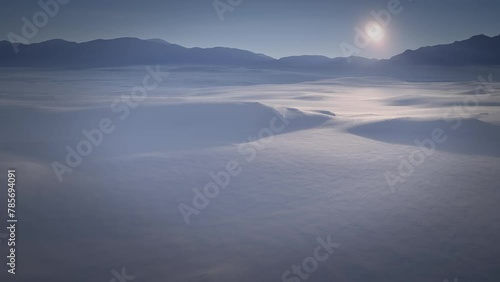Blue mountain landscape