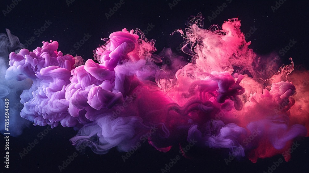 Obraz premium the art of movement: an abstract background with colorful ink flow