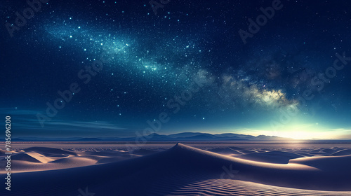 desert sky with stars