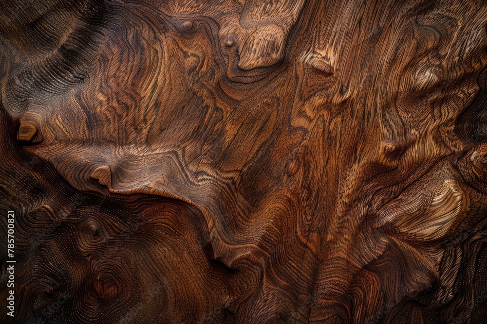 rich walnut wood texture - obrazy, fototapety, plakaty 