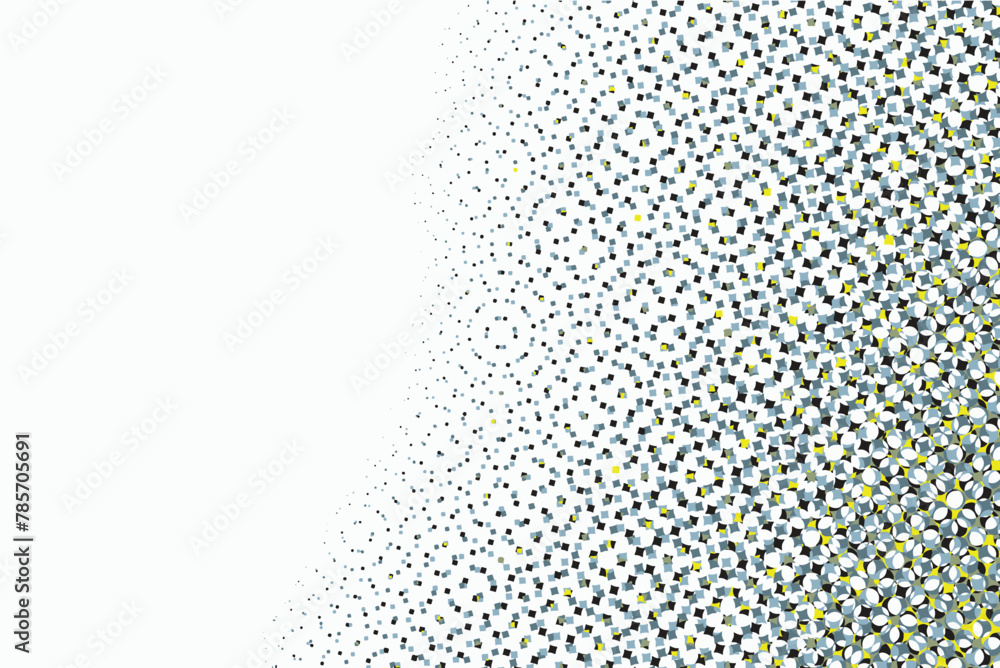 halftone rustic Dots halftone floral nature color pattern gradient grunge texture background. Dots pop art comics sport style vector illustration.