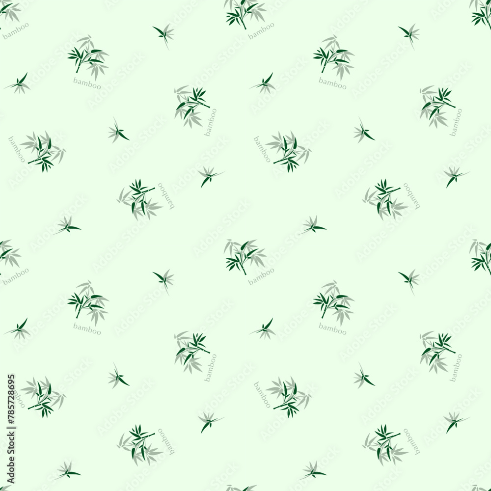seamless botanical pattern of painted oriental motifs on a white background seamless botanical pattern of painted oriental motifs on a white background
