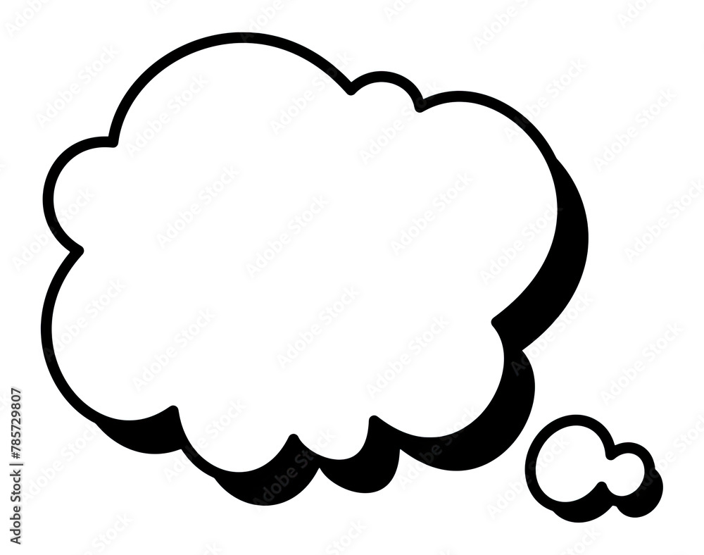 A speech bubble icon for drawing comics. Illustration for cartoons. Cartoon Word Ball for Comics A speech bubble icon for drawing comics. Illustration for cartoons. Cartoon Word Ball for Comics