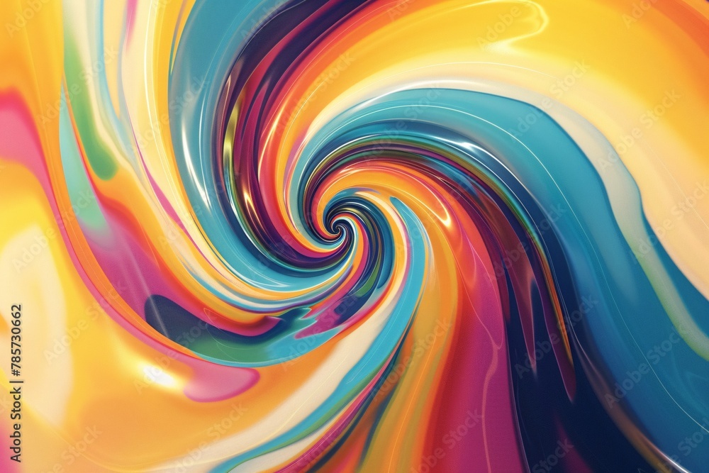 Surreal wallpaper featuring hypnotic swirls and pulsating colors that draw the viewer 