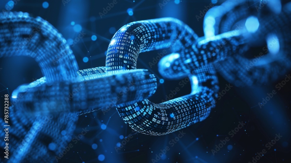 Digital Blockchain Links in Cyberspace Digital Blockchain Links in Cyberspace