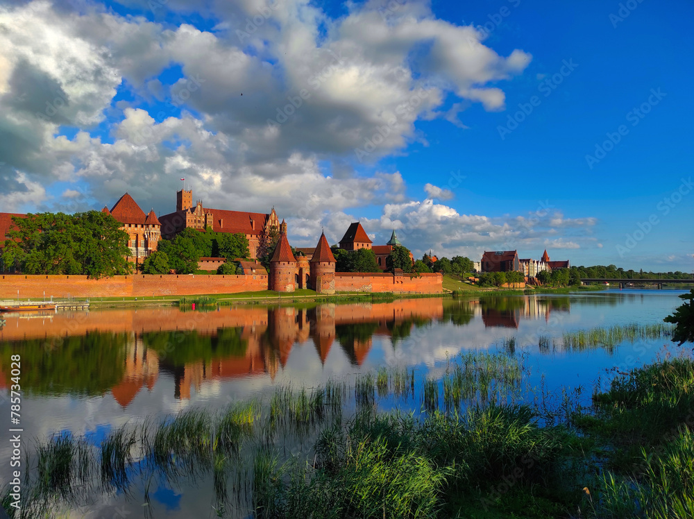 06 28 2023 Castle of the Teutonic Knights Order. Malbork, Poland 06 28 2023 Castle of the Teutonic Knights Order. Malbork, Poland