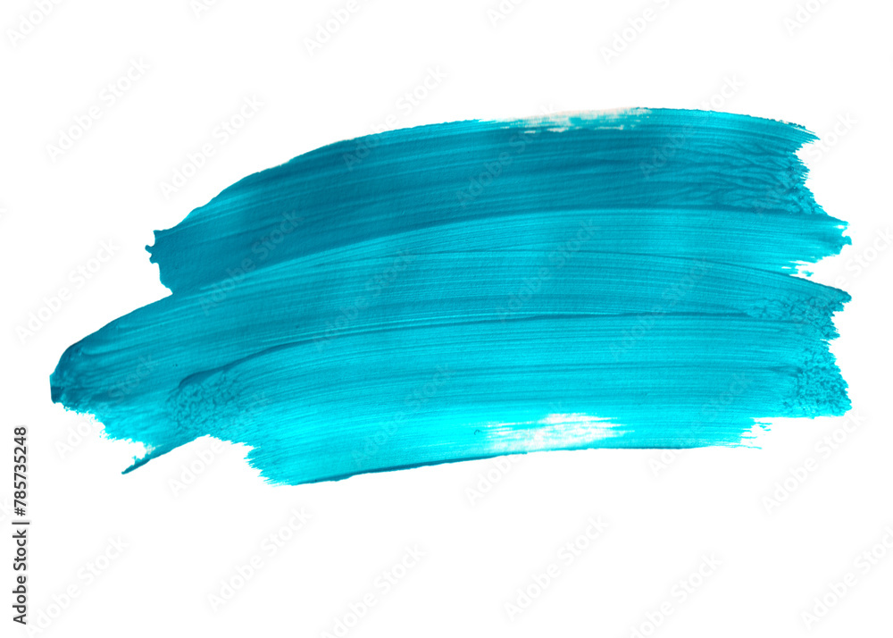 Niebieska plama -  izolowany plik graficzny w formie karteczki, nalepki. - obrazy, fototapety, plakaty 