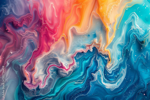 Liquid abstract colorful texture background