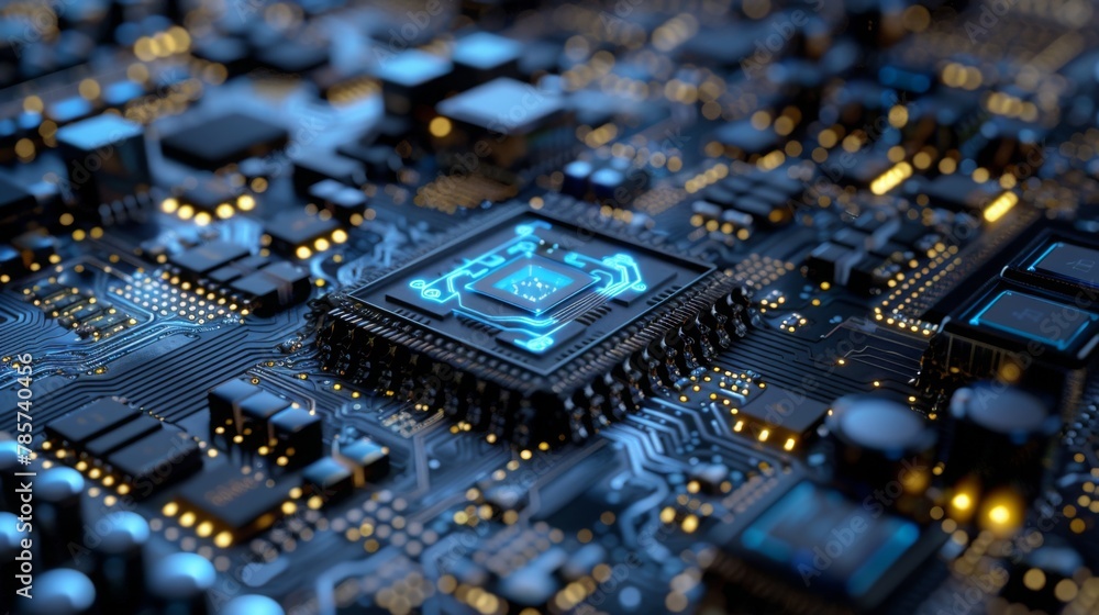 Close Up of Computer Chip Close Up of Computer Chip
