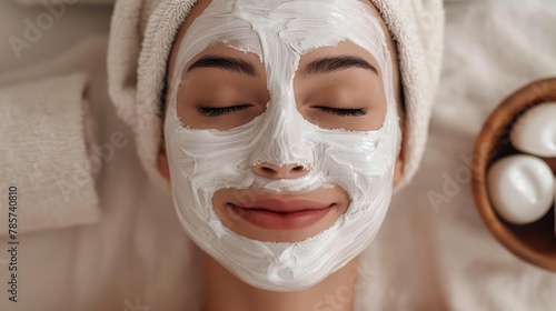 Achieving Smooth, Radiant Skin with a Luxurious Peel-Off Facial Mask Treatment for Rejuvenation and Self-Care Routine