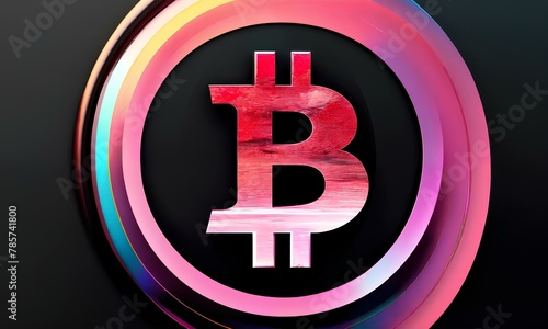 Large Colored Bitcoin Logo