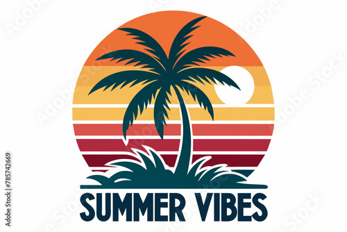 summer vibes vector illustration © CreativeDesigns