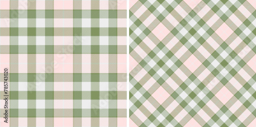 Background plaid vector of tartan pattern texture with a textile fabric check seamless.