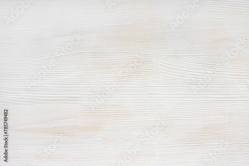 Old grunge white painted textured wooden texture background, desk surface, grunge wood plank texture. Top view, wallpaper, backdrop.